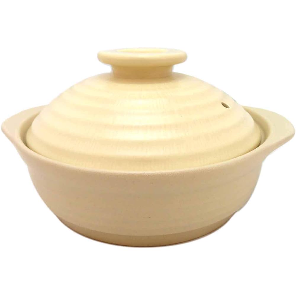 MIYAWO Thermatech IH Earthen Pot Beige No. 10 ME103