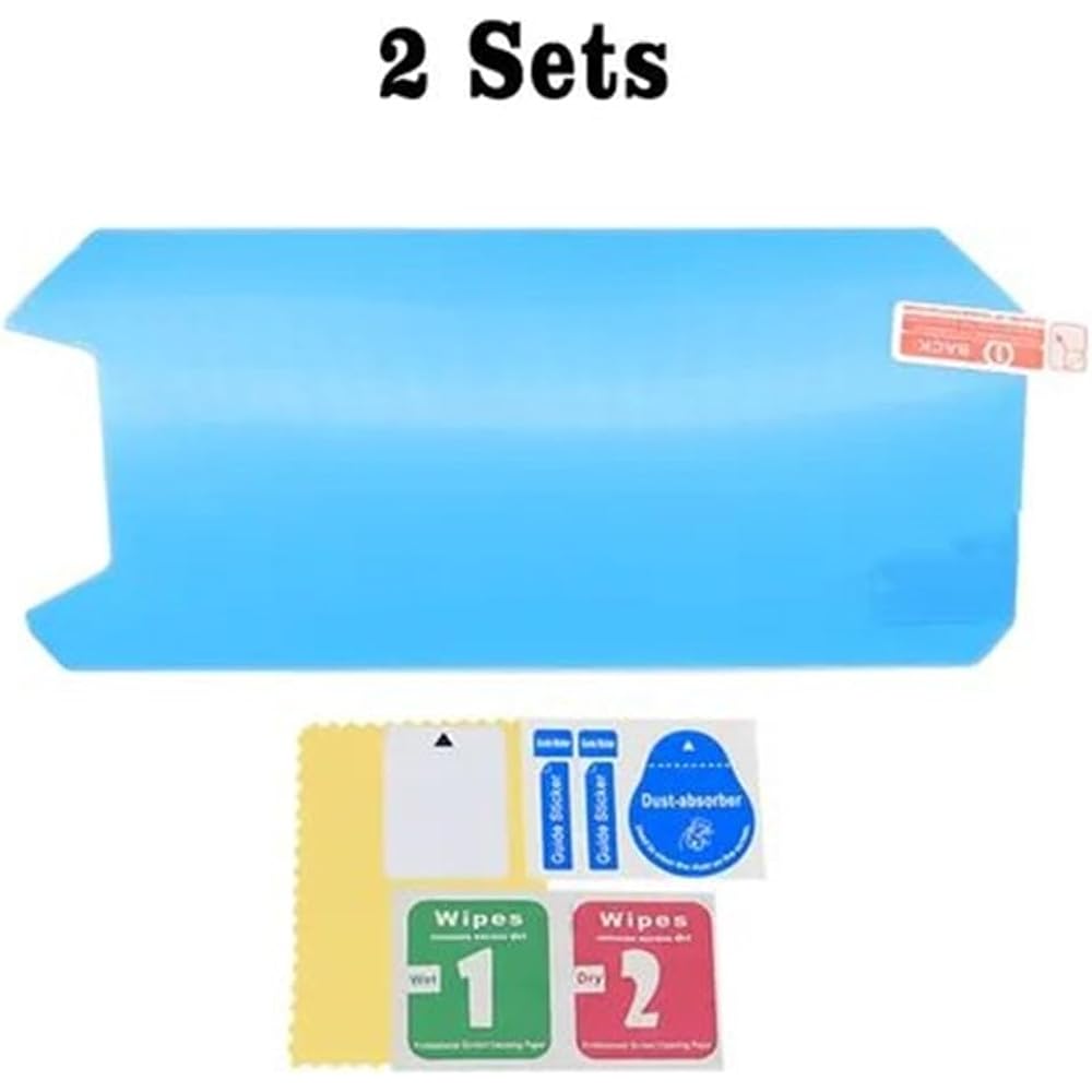 Fits for Honda CRF300L Rally MSX125 2021 CRF 300L Anti-Scratch Screen Dashboard Protector Instrument TFT LCD Protective Film Protector Instrument (Color : 2 set)