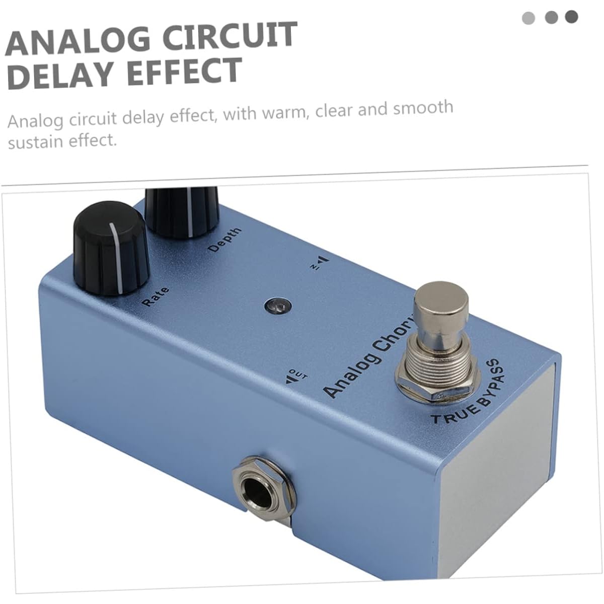 Vaguelly 5pcs Guitar Effects Flashback Delay Pedal Boss Pedal Delay Effector Electric Guitar Pedal Delay Guitar Pedal Electric Guitar Processor Guitar Delay Electric