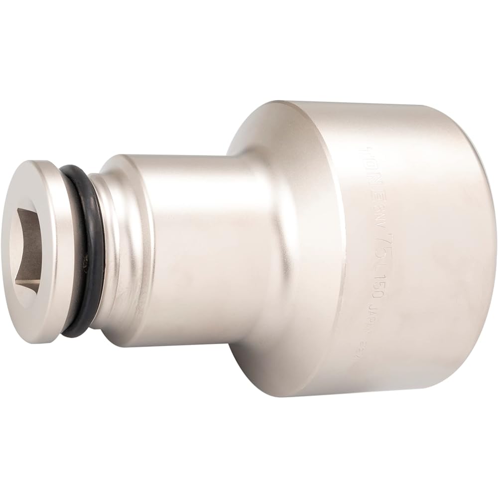 TONE Super long impact socket 8NV-75L150 Drive angle 25.4mm (1") Width across flats 75mm