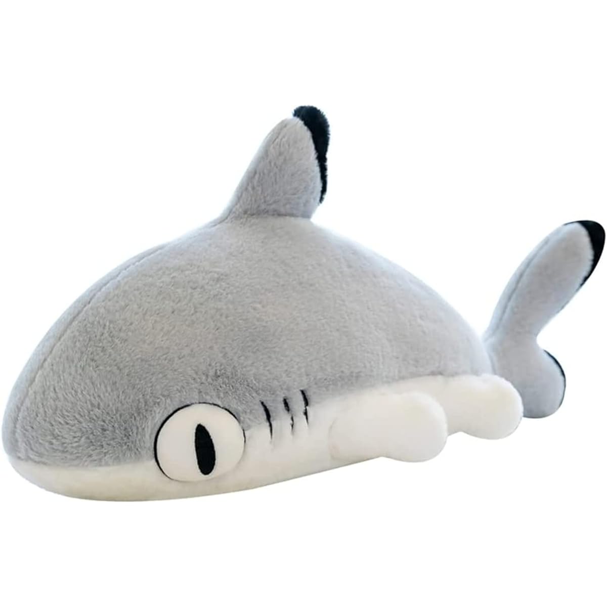 Shark Cat Plush Pillow 27 Inch Large Stuffed Animal Fluffy Cute Plush Doll Soft Cuddle Sleep Pet Throw Pillow Girl Boy Gift