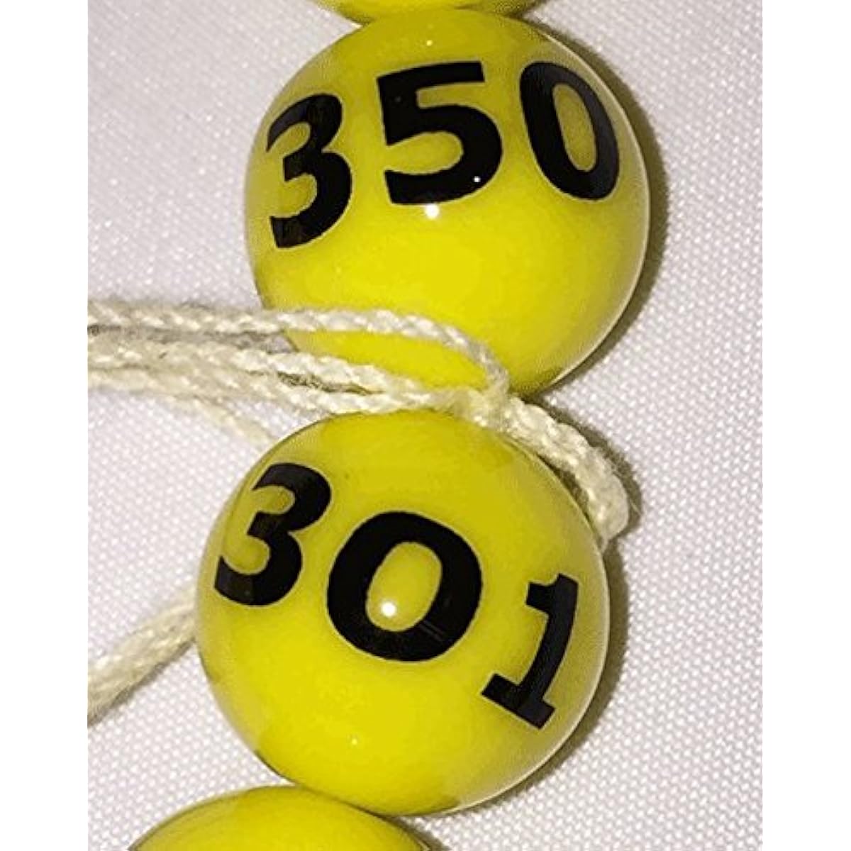 Printing [Numbered lottery balls, yellow (301-350), set of 50] Garapon lottery machines, lottery balls for lottery machines, lottery balls for Garapon lottery machines, lottery balls for Garagara lottery machines, Japan VCS Co., Ltd. nationwide