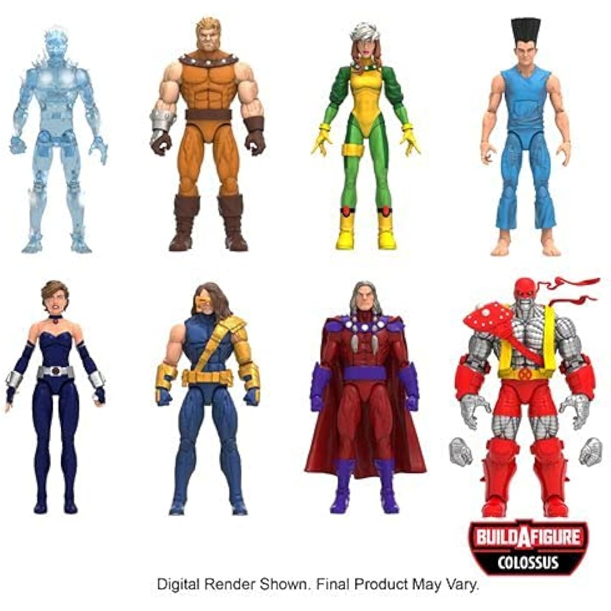 Marvel Legends X-Men Age of Apocalypsee:Magneto、Rogue、Cyclops、Sabretooth、Shadowcat、Iceman、Legion、Colossus