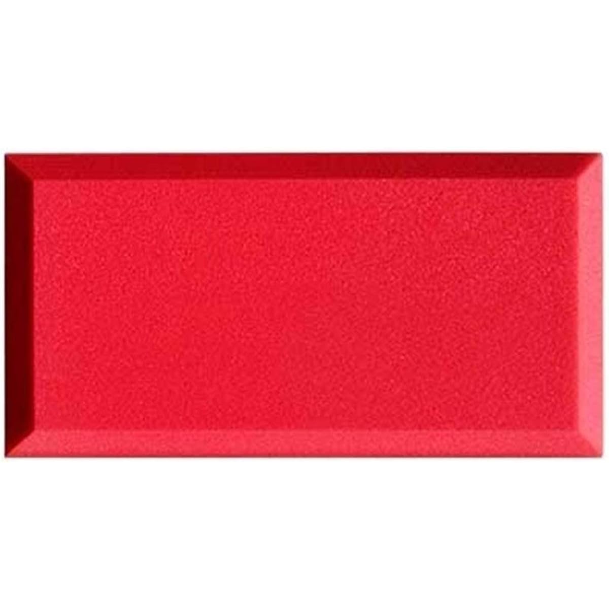 Bar Club Acoustic Panels, Home Studio Soundproofing Accessories Foam Wall Panel Tiles Rectangular Sound Absorbing Cotton (Black) (Red)