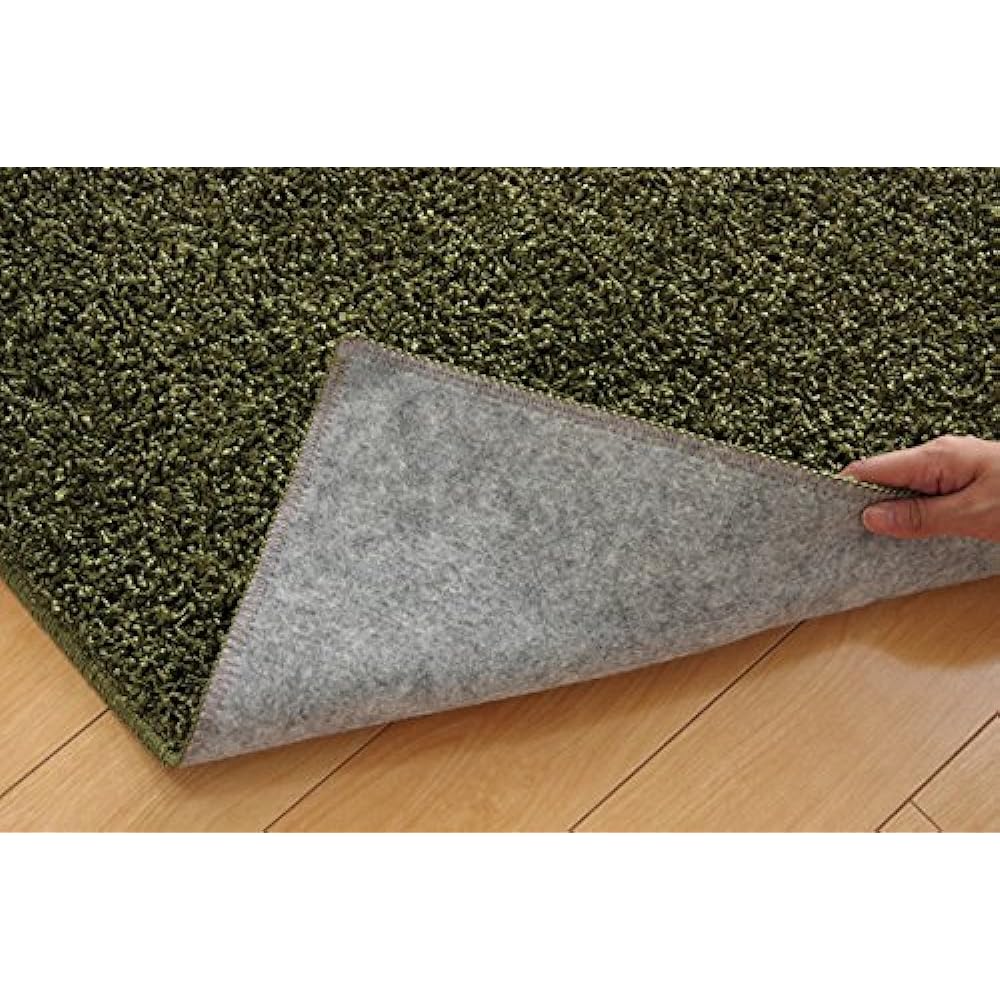 Ikehiko Corporation Rug Green 190×190cm Champs Elysees Plain Weave 4722379