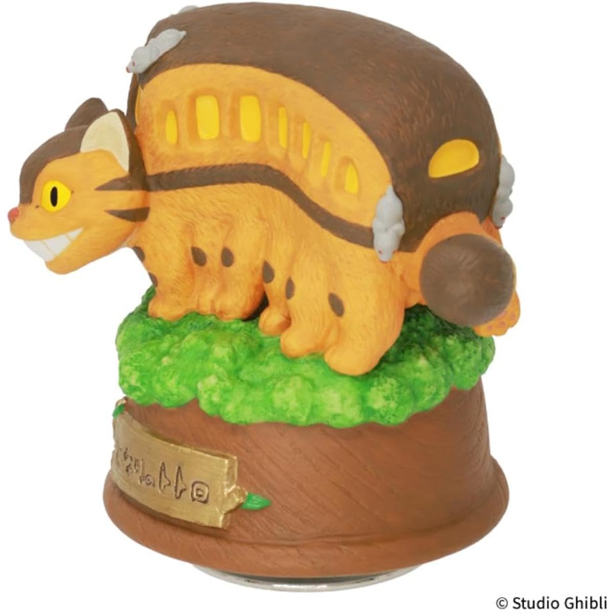 Sekiguchi Studio Ghibli My Neighbor Totoro Porcelain Music Box Cat Bus on the Tree 403554 One Size