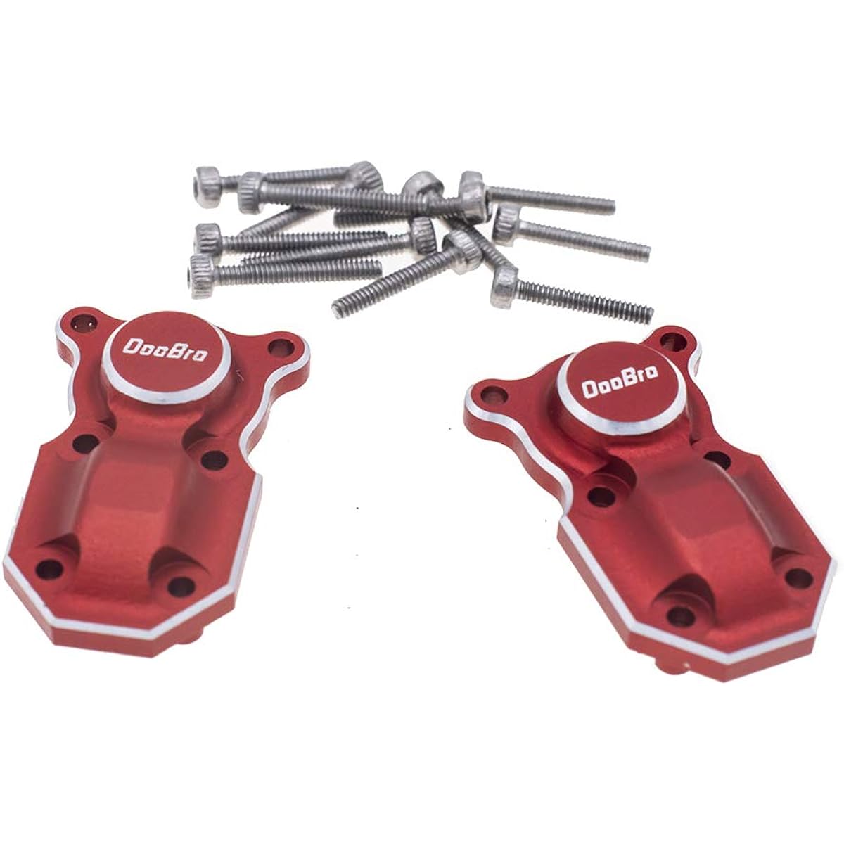 DooBro Aluminum Diff Cover Front & Rear AXIAL SCX24 AXI90081 AXI00001 AXI0002 AXI0004 Upgrade 1/24 RC Crawler Car