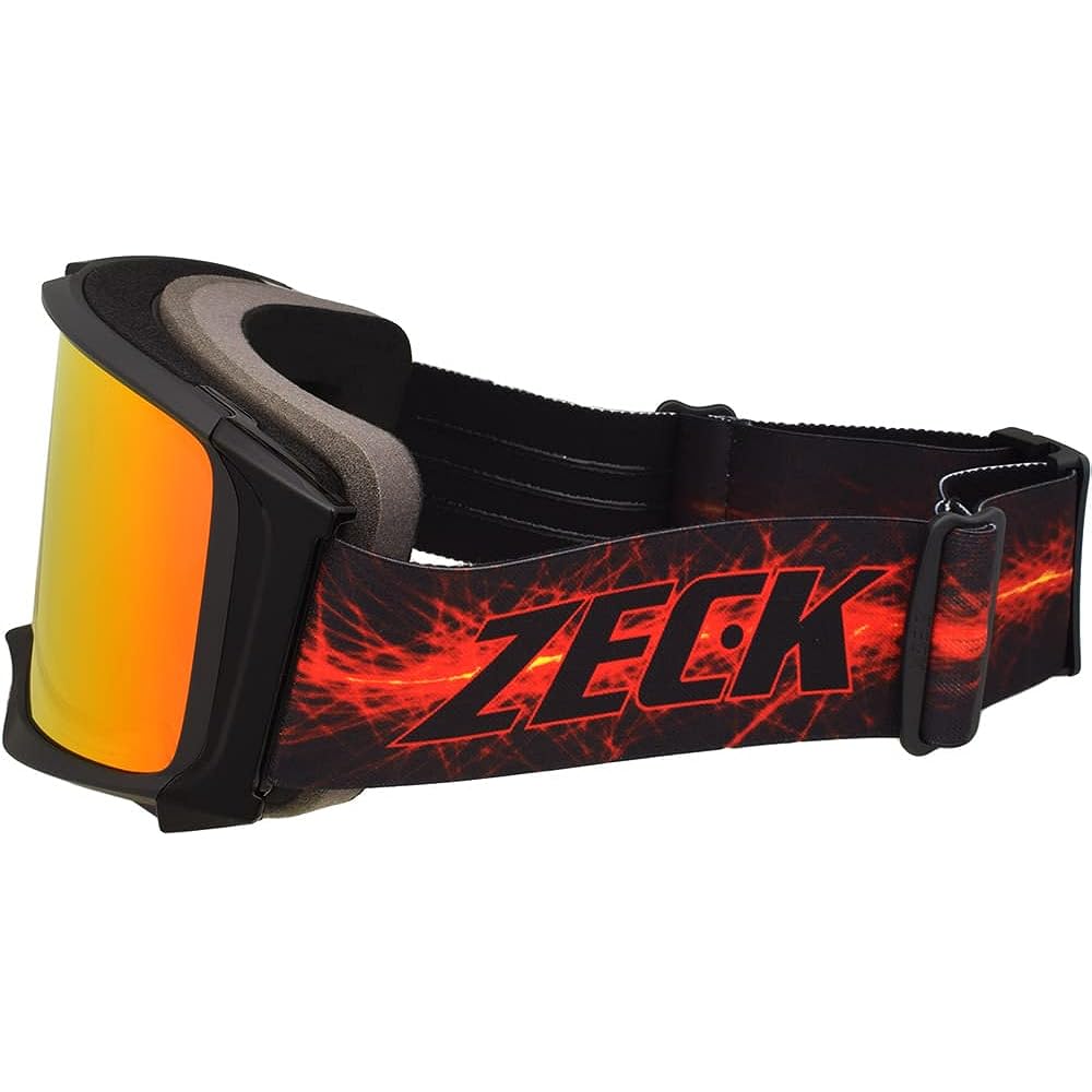 ZECK Snow Goggles Goggles LZ-18J Asian Fit Matte Black Snowboard Ski Double Lens Flat Lens