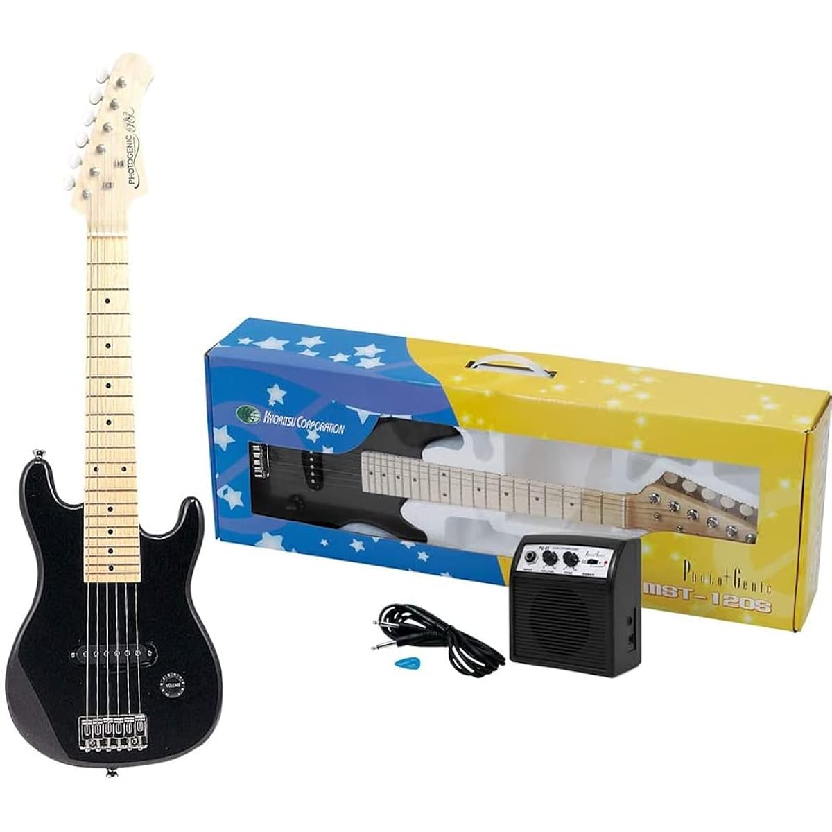 PhotoGenic Mini Electric Guitar Amplifier Set MST-120S/MBK