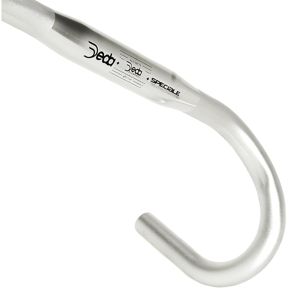 DEDA SPECIAL SHALLOW SIL POL 26.0/440 Drop Handle