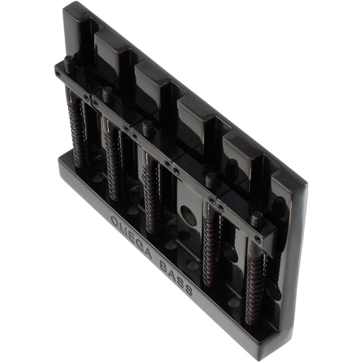 [Domestic regular product] Allparts BB-3360-003 5-String Omega Bass Bridge Black 6046