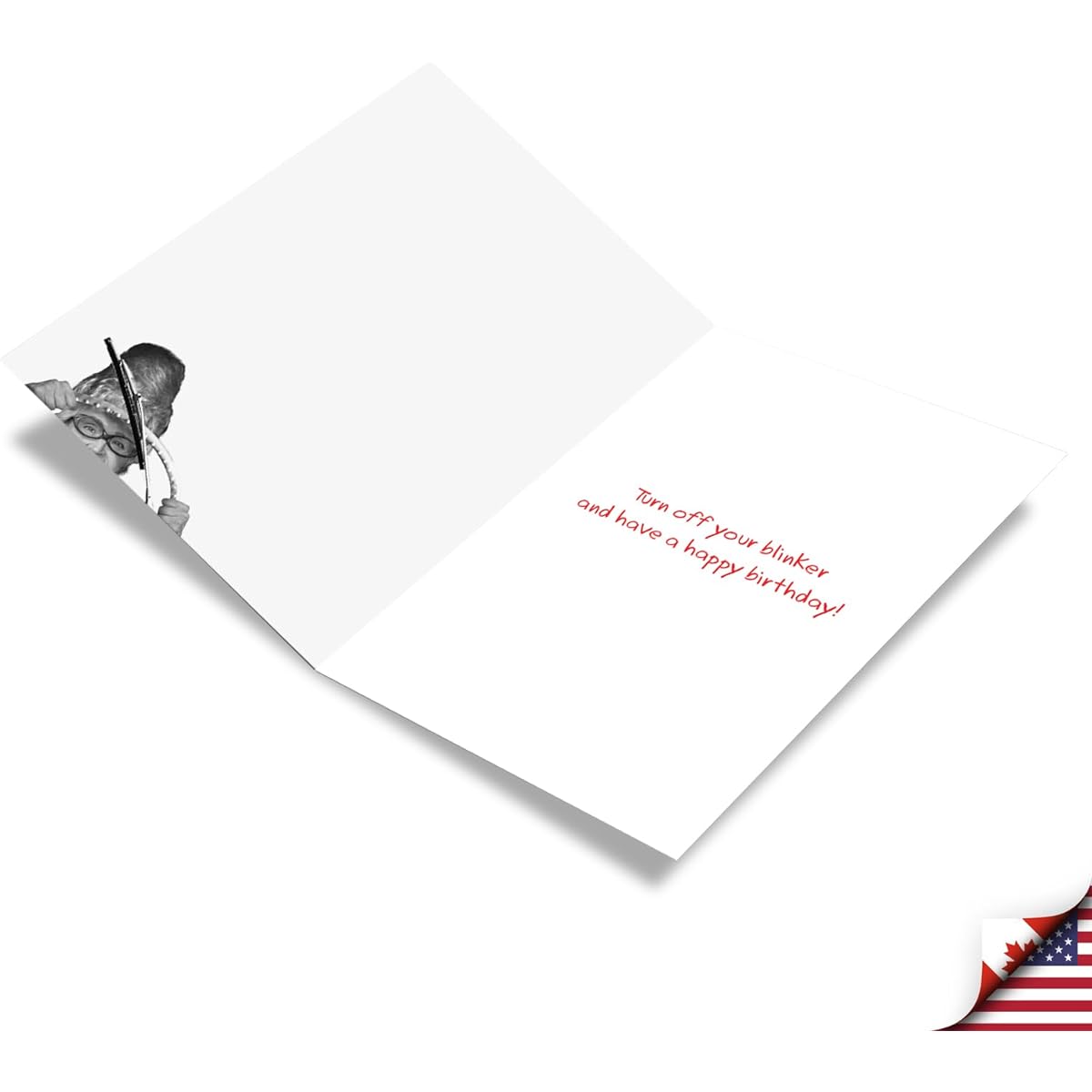 NobleWorks - 1 Hilarious Happy Birthday Card - Funny Old Lady Grandma Humor, Celebrate Birthday - Horrible Driver C3634BDG