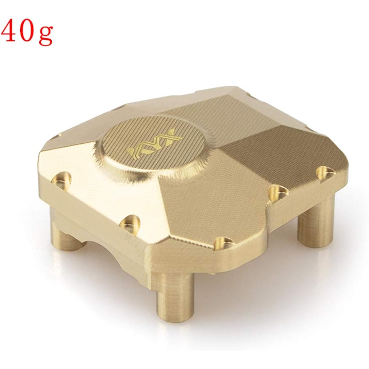 KYX Racing CNC Machined Brass Differential Cover Upgrade Parts Accessories 1/10 RC Crawler Axle SCX10 III AXI03007 SCX10.3