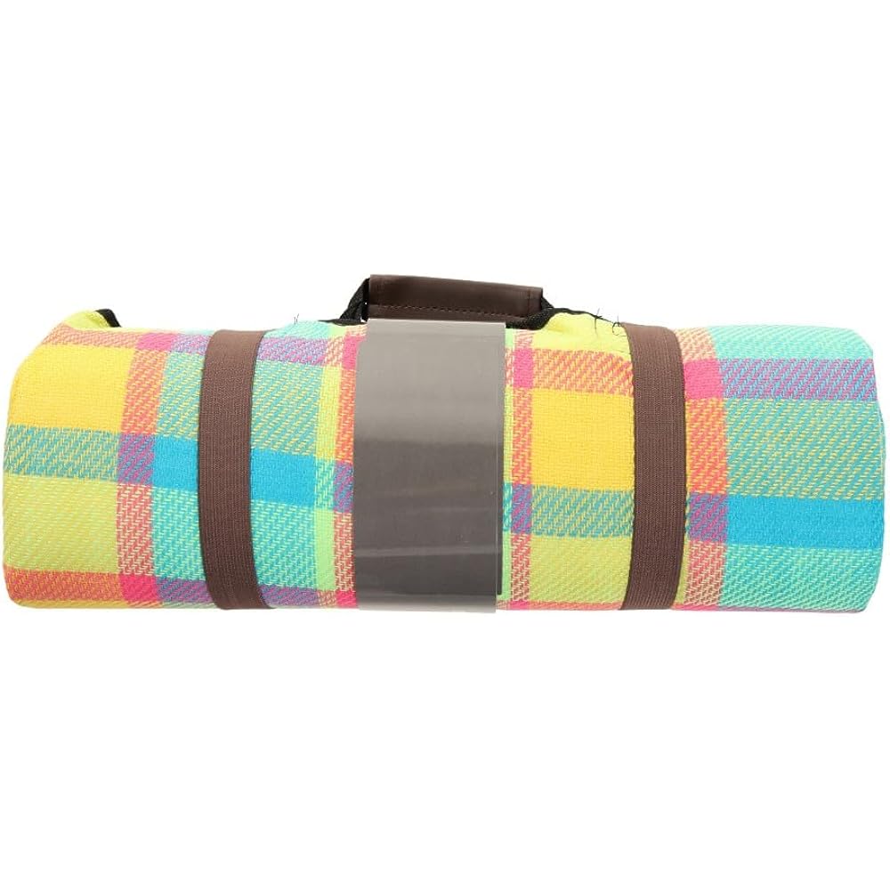 BUNDOK Picnic Sheet 200 BD-507 <Check/Stripe> [For 5-6 people]