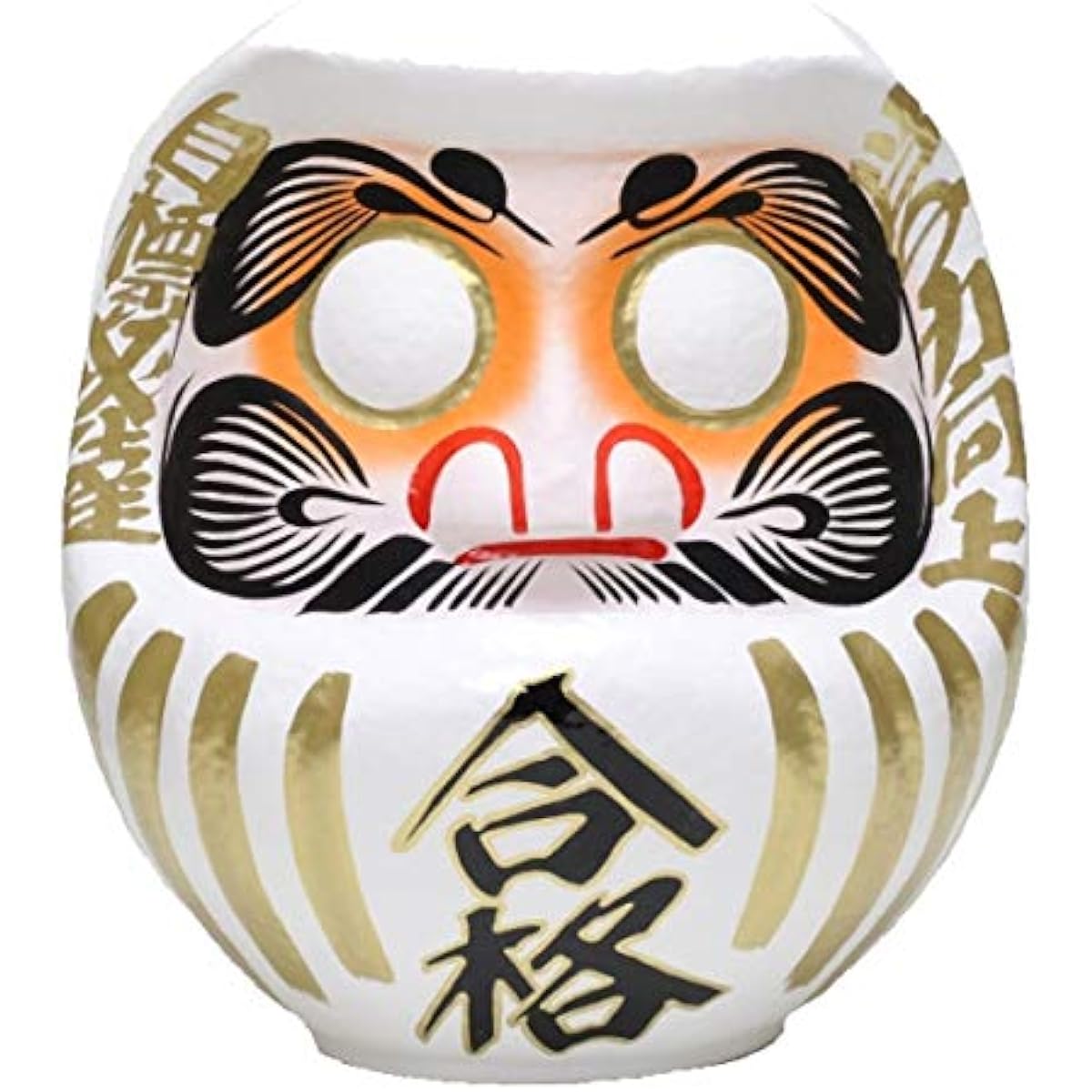 Takasaki Daruma Pass Daruma No. 13 White