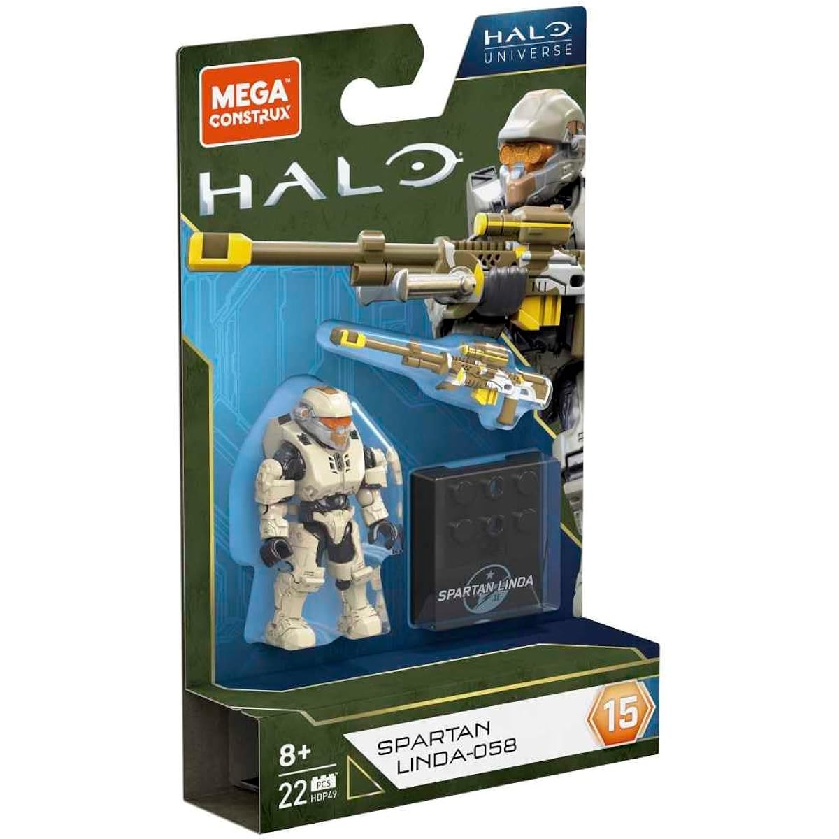 Mega Bloks Spartan Linda-058 Halo Universe Figure