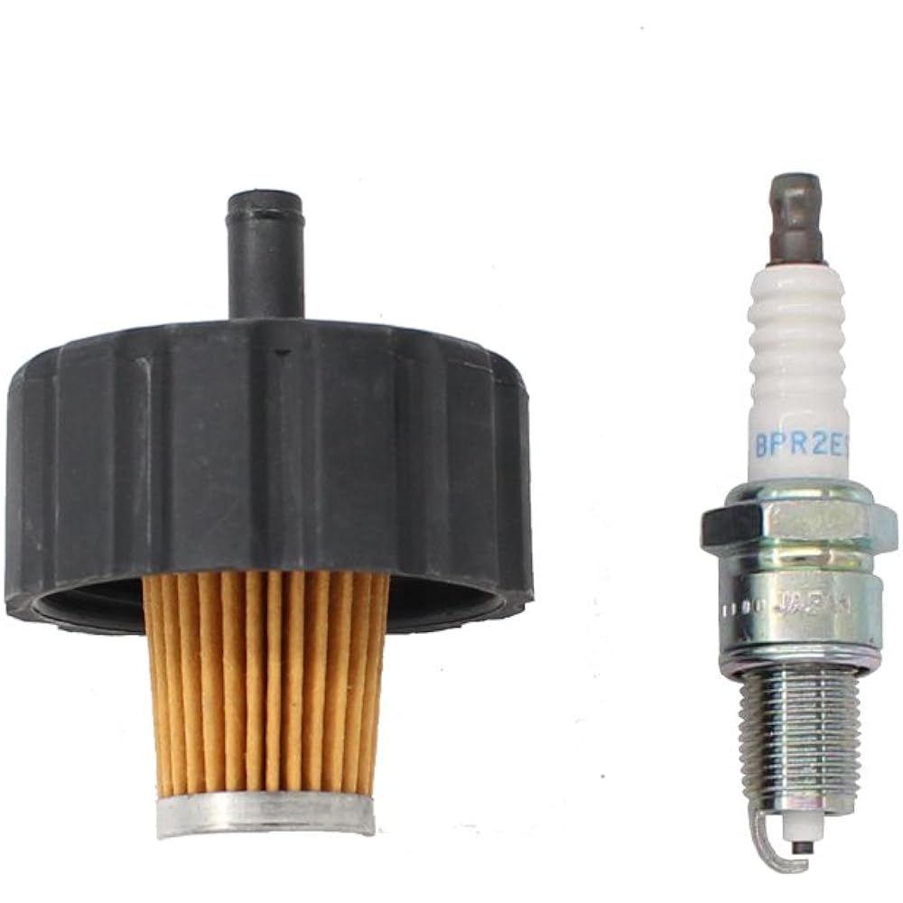 Air Filter Pre-Filter Spark Plug Tune Up Kit for Yamaha 1985-1994 G2 G8 G9 G11 4 Cycle Stroke Gas Golf Cart
