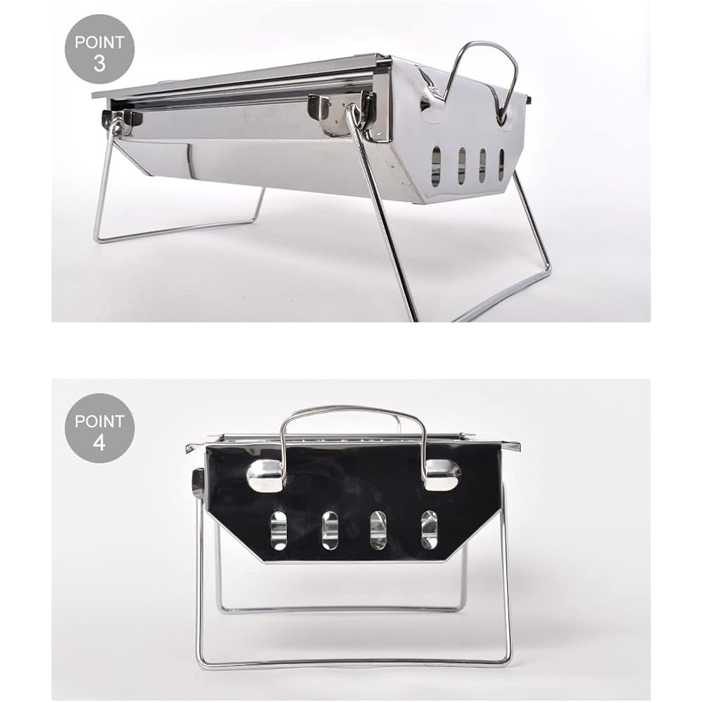 BBQ Grill Barbecue Stove Grill Bonfire Stand Bonfire Stand Solo Camp Tabletop Grill SMALL