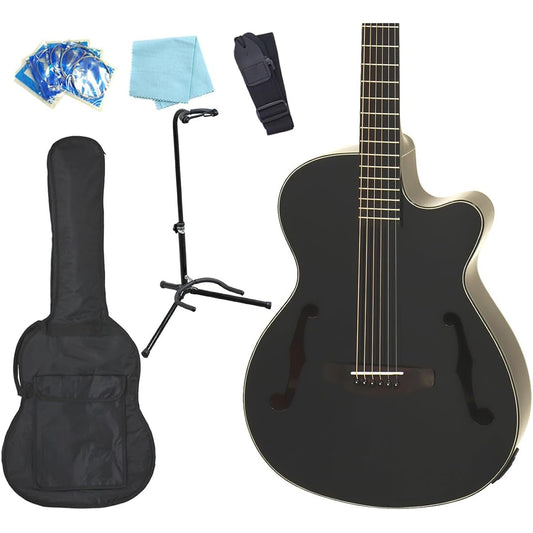 ARIA FET-F2 BnG BK F-hole acoustic guitar 6-piece set [98765]