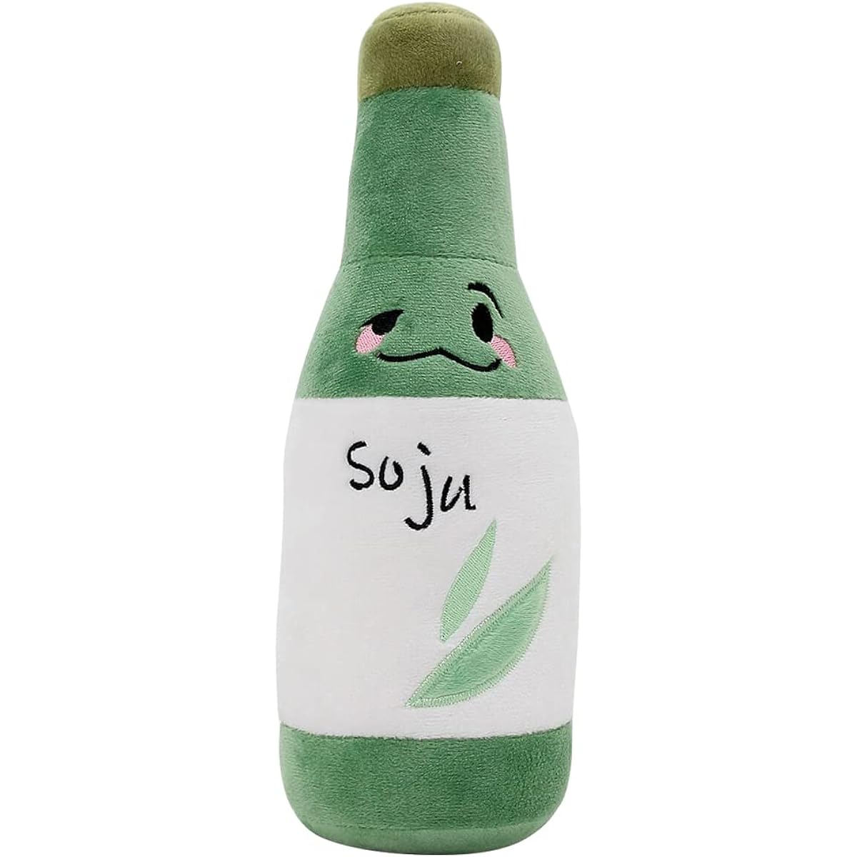SYUSAMA Korean Soju Bottle Plush Toy Cute Plush Party Alcohol Beer Wine Lover Stuffed Doll Toy Home Decoration 10.2" (10.2", Soju)
