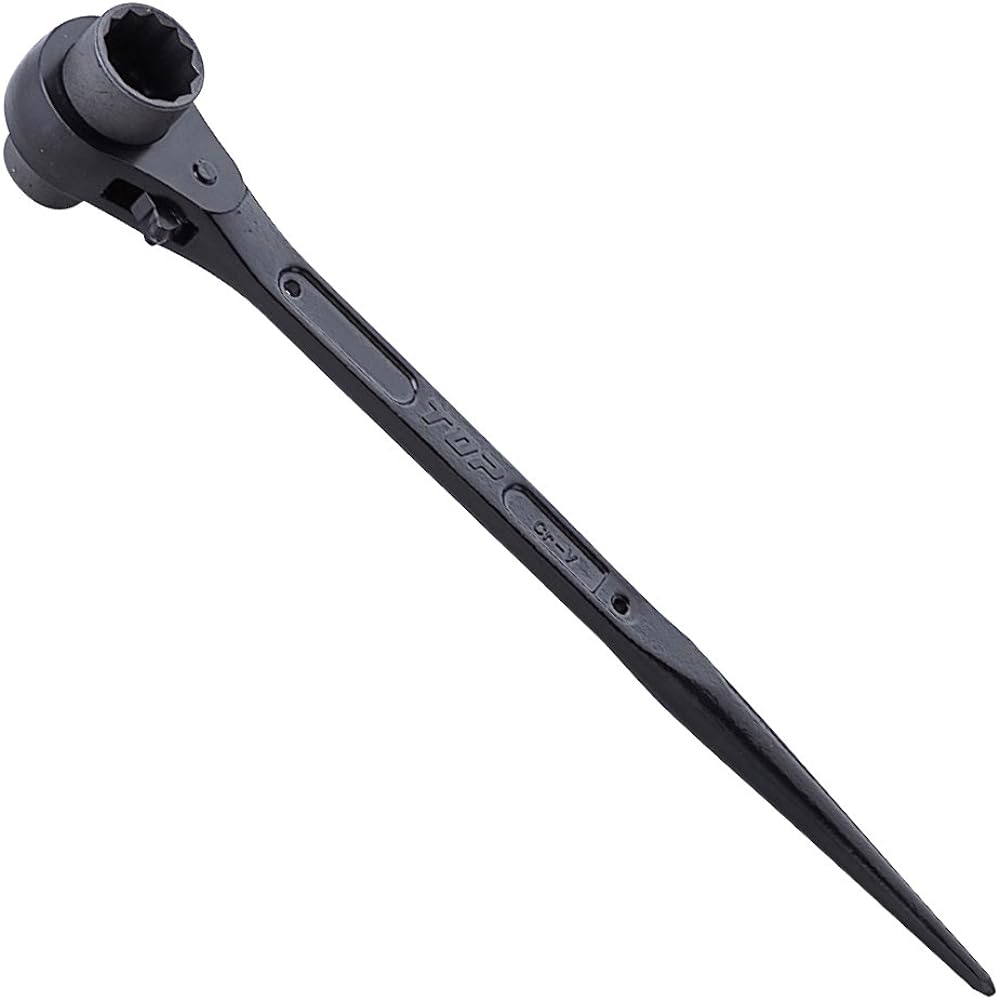TOP Industrial (TOP) Double-end ratchet wrench with tip 32x36mm Cation coating Scaffolding Housing Tools RM-32x36 Tsubame-Sanjo Made in Japan