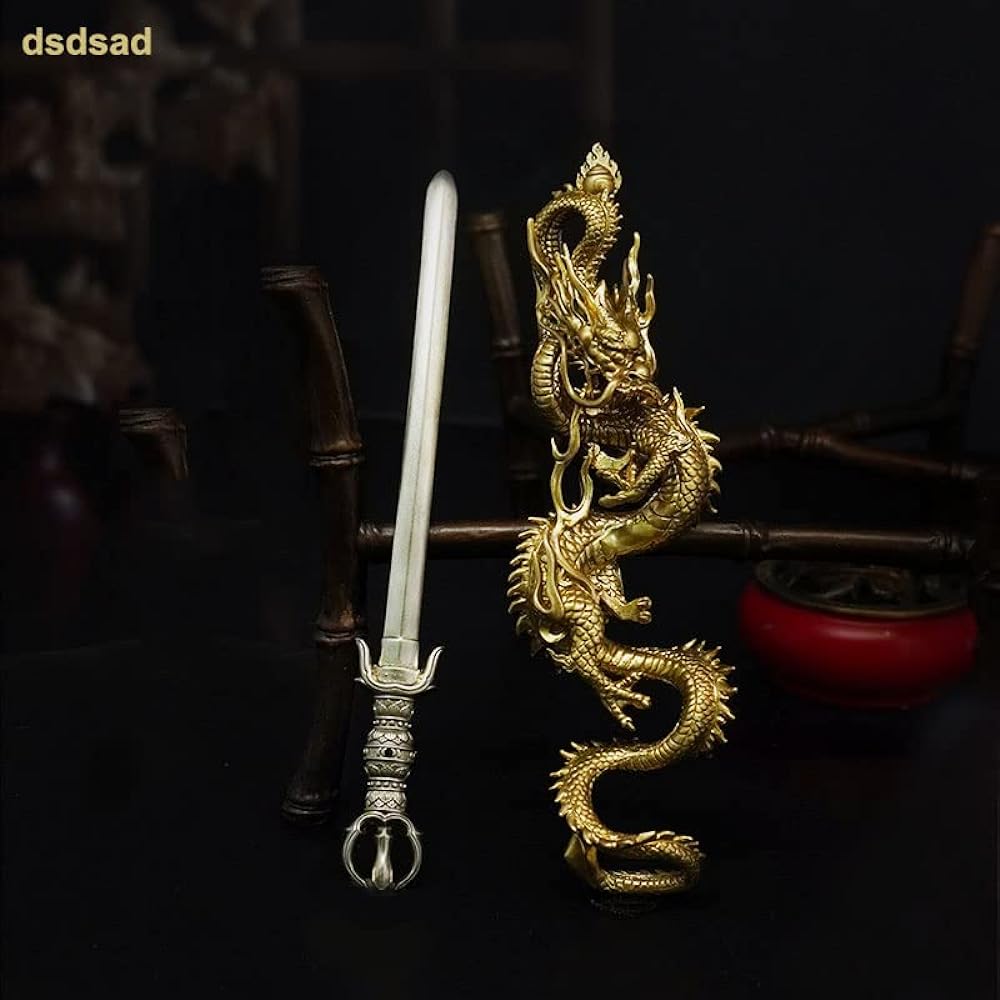 Treasure sword small Kurikara Ryuo Kurikara sword ◆Buddhist utensils used in Goma, esoteric Buddhism ritual utensils, temple Buddhist utensils, Goma utensils, Fudo Myoo, Riken, Shugendo (approx. 16.5cm in height)