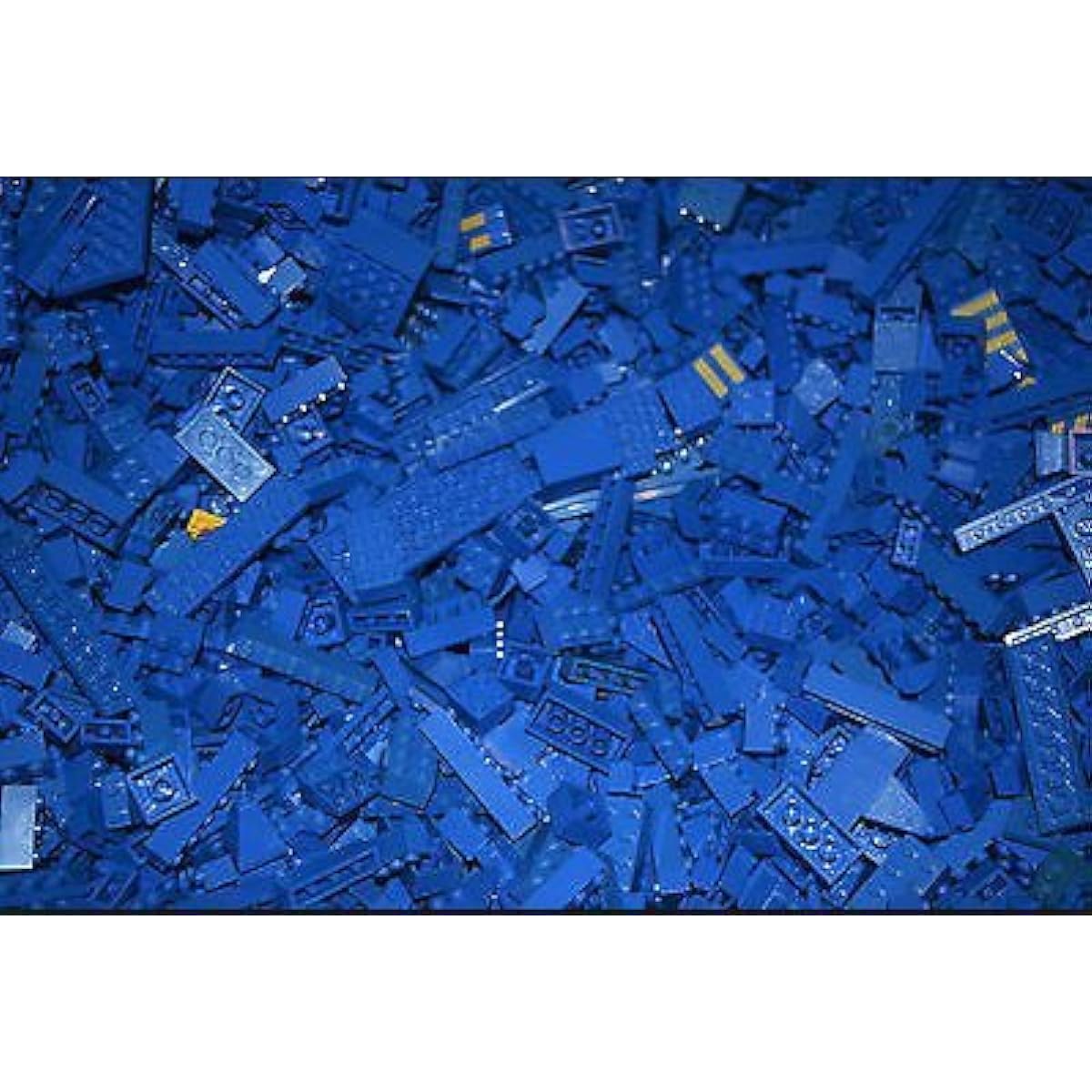 1 pound blue Lego brick
