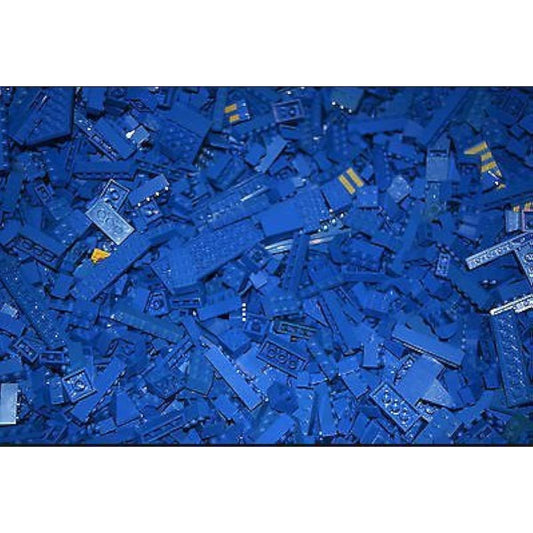 1 pound blue Lego brick