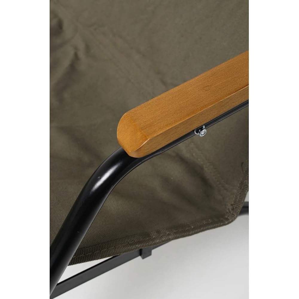 BUNDOK Bonfire Chair BD-111 Solo Cotton Compact Storage Khaki