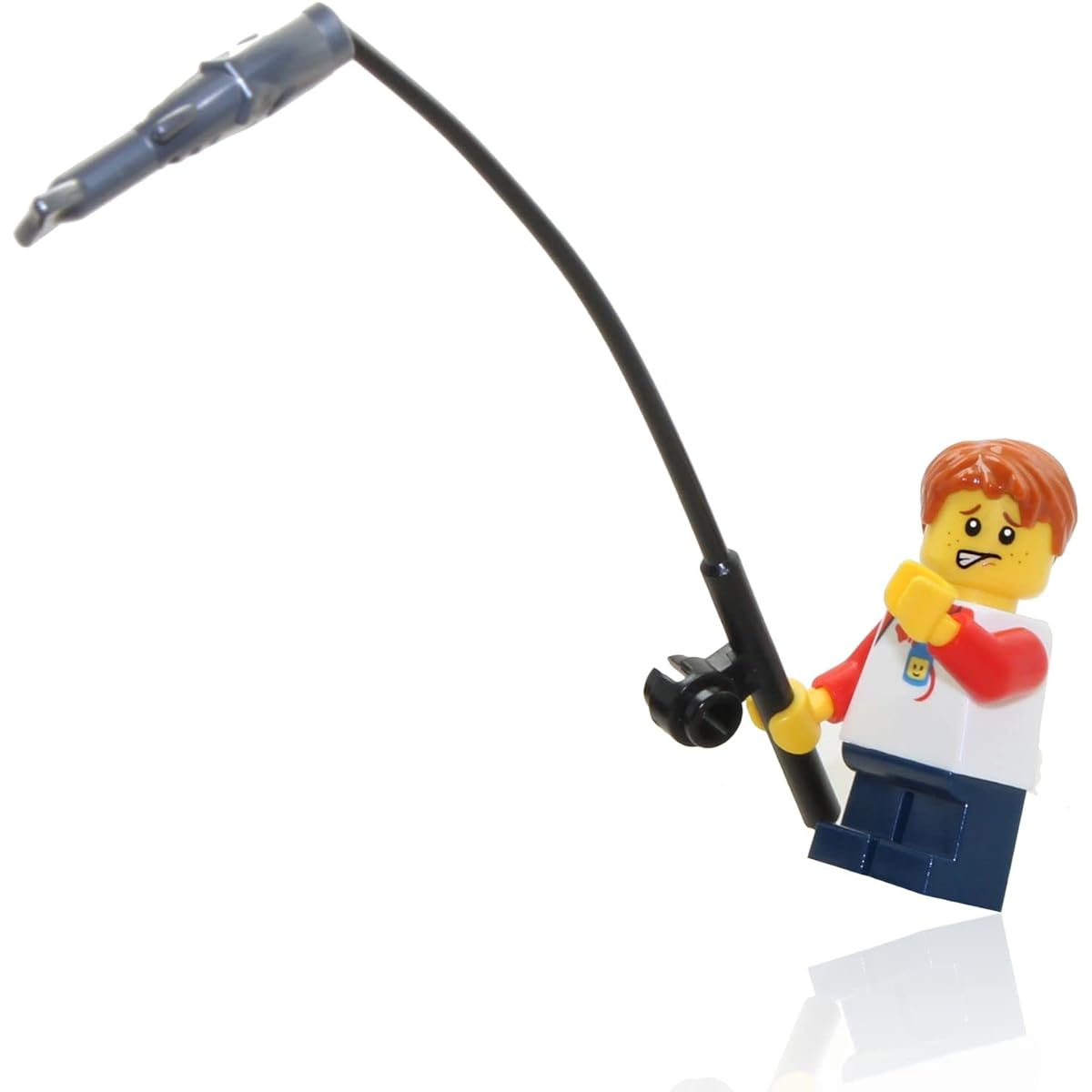 LEGO Outdoor Adventure Minifigure: Camper Boy Child (with Small Toy Sail Boat) 60182