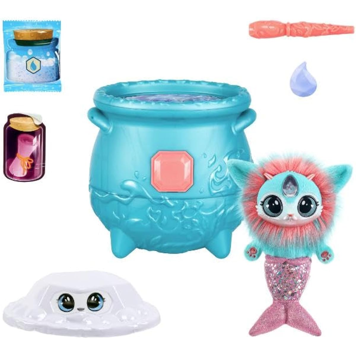 Magic Mixies Cauldron Plush Toy Magical Gem Surprise Water [Parallel Import]