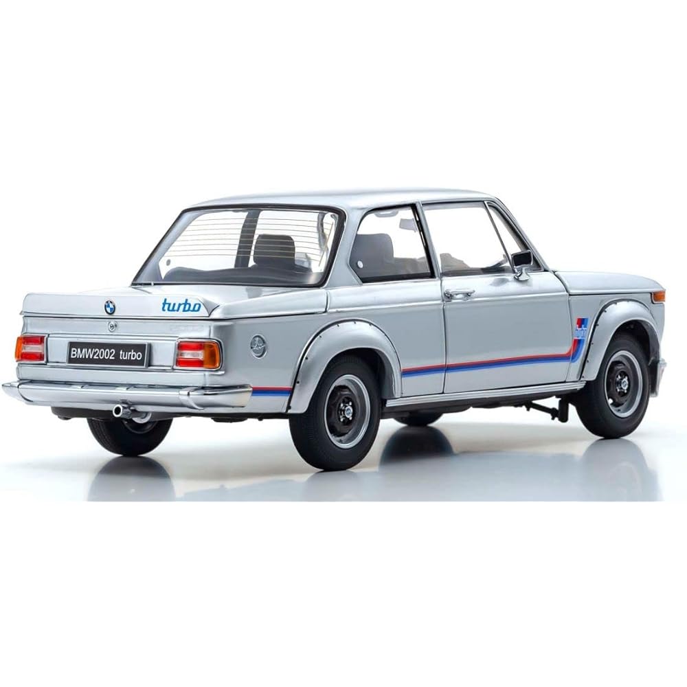 Kyosho Original 1/18 BMW 2002 Turbo Silver Finished Product KS08544S