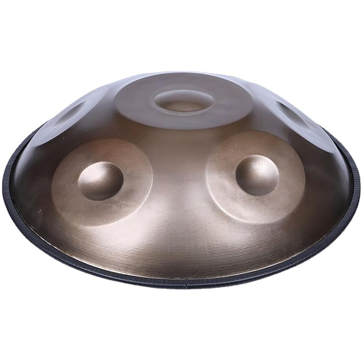 6-note 17-inch handpan drum percussion instrument, manual tuning by experts, portable and compact, with dual-use storage bag, just hit the drum with your hands and fingers, suitable for beginners