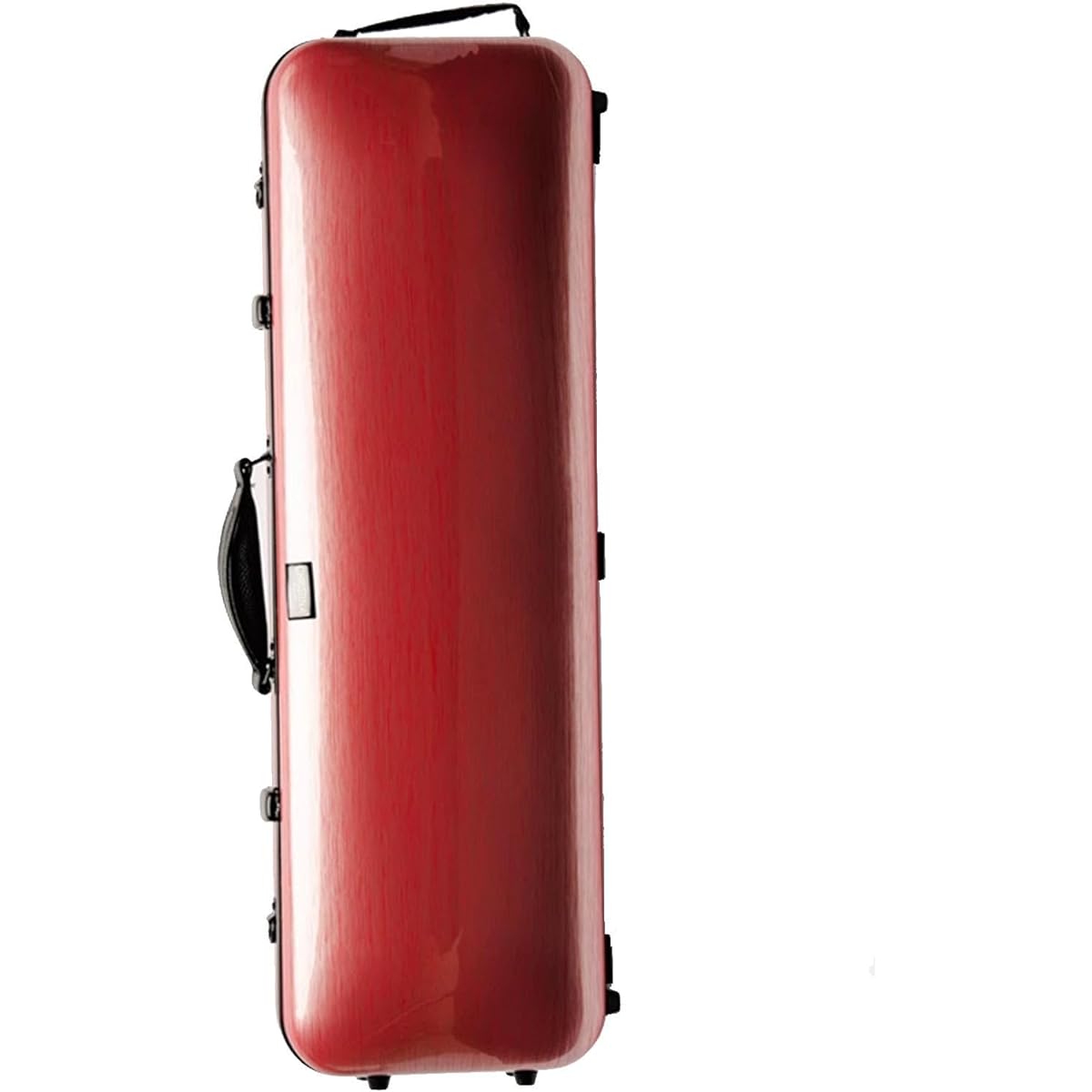 Violin Case, 4/4 Full Size Violin Hard Case, Violin Case Backpack Made of Carbon Fiber, Violin Backpack with Hygrometer, Professional Violin Backpack, Protective 4/4 Violin Case for Violinists, Red