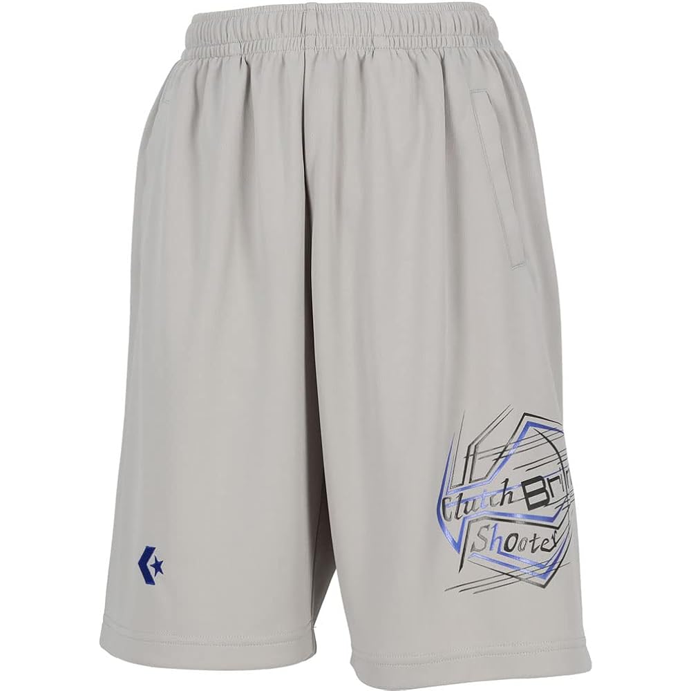 [Converse] Basketball Shorts, Junior Practice Pants (with Pockets), Sweat Absorbent, Quick Drying, CB432852 Kids