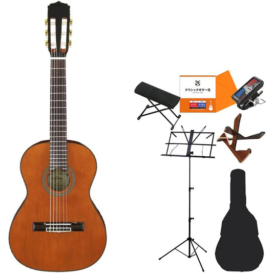 ARIA A-20-53 Classical Guitar Beginner 8-piece Set Mini Classical Guitar 530mm Cedar Single Board/Sapele Aria