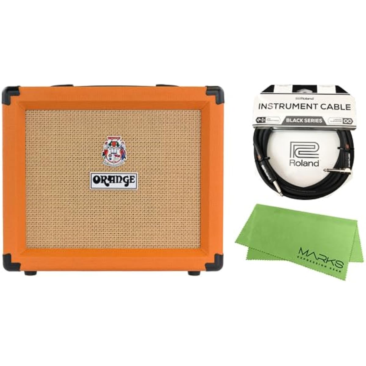 ORANGE Crush20 + Roland cable + Marks Cross set