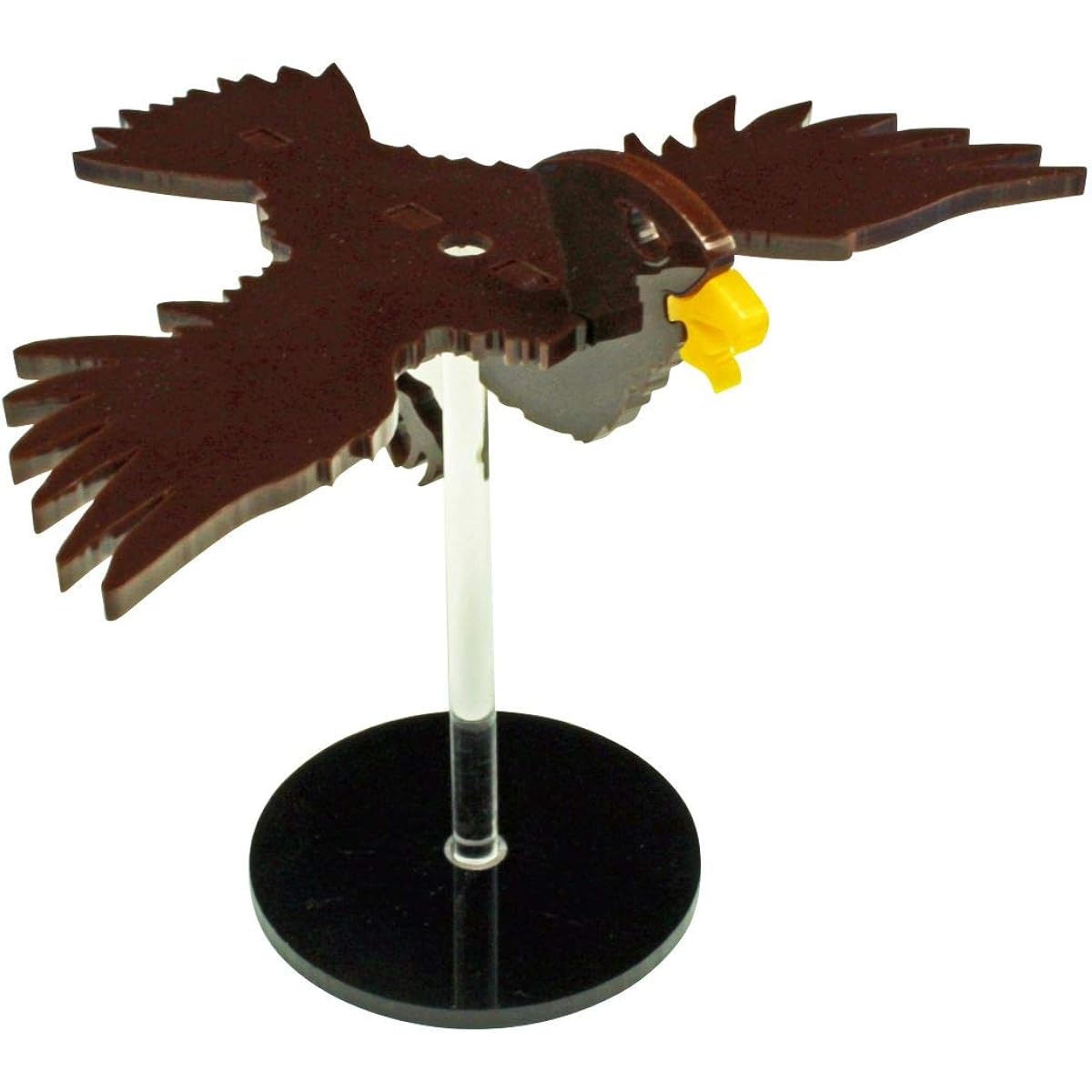 LITKO Flying Hawk Character Mount Kit 2" Round Base Brown