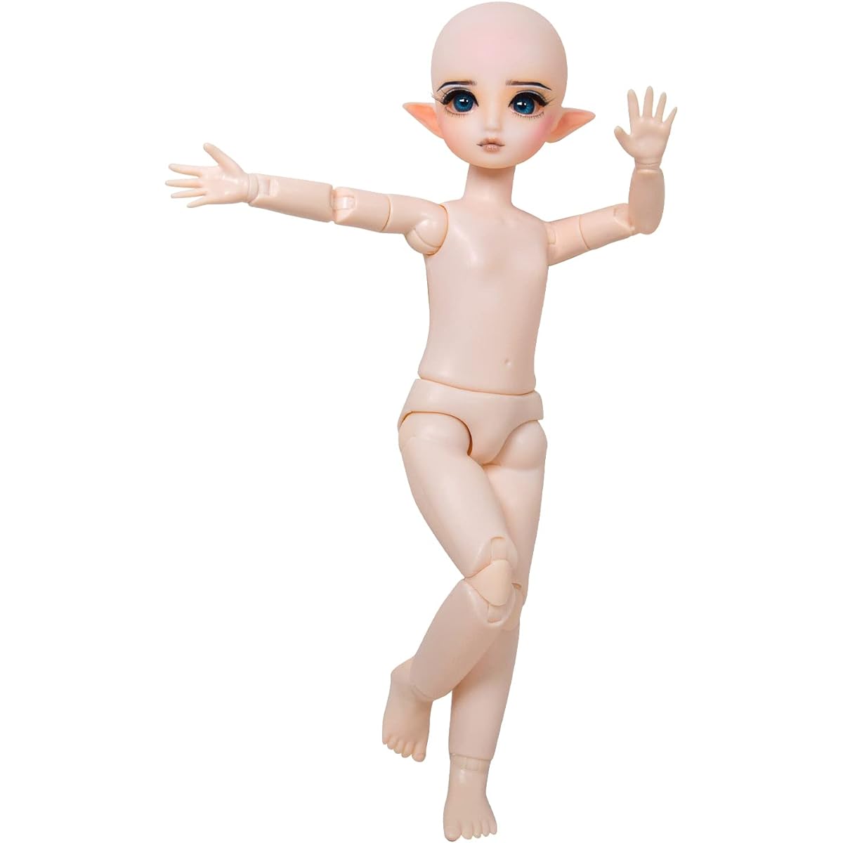 Proudoll 1/6 BJD Doll 30cm 12inch Ball Jointed SD Doll 18Pcs Movable Joints Action Figure PVC DIY Doll Body Customized Doll with Elf Ears Handmade Makeup (Dana)