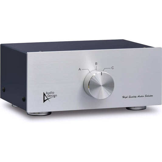 Audio Design Balanced Line Selector HAS-3LB (1F-3M: For output switching)