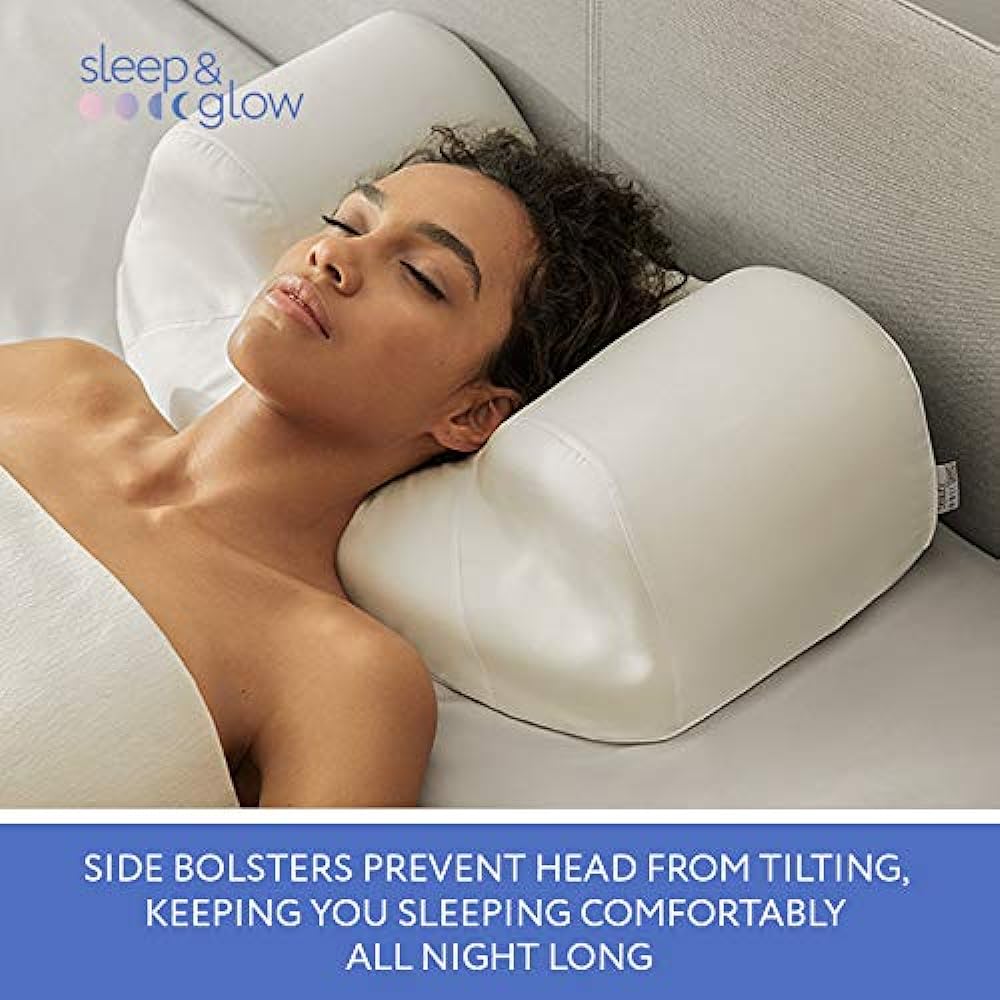 SLEEP & GLOW Aula Anti-Aging Pillow, Beauty Pillow, Head and Neck