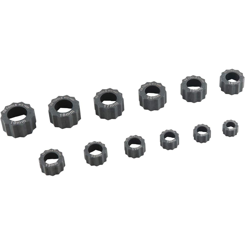 KS Tools Special Nut Extractor Set of 12 913.1415