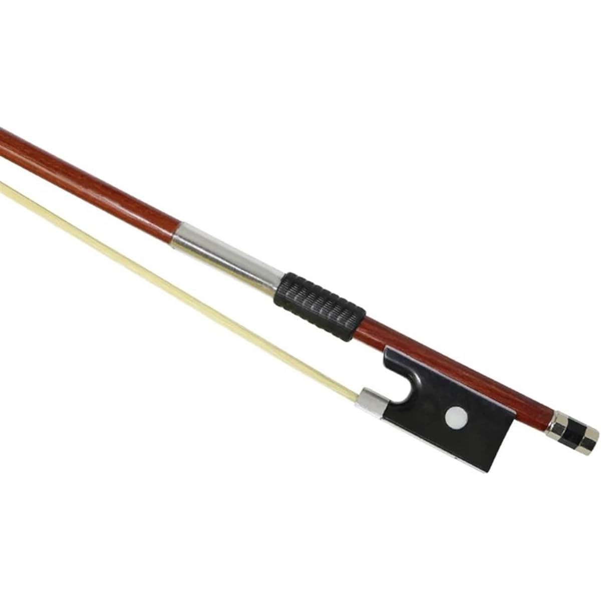 Violin Bow Accessories 1/4 1/8 1/10 Violin Bow Horsehair Beginner Practice Grid Carbon Fiber Violin Bow Accessories Stringed Instrument Parts (Color: 1/4)