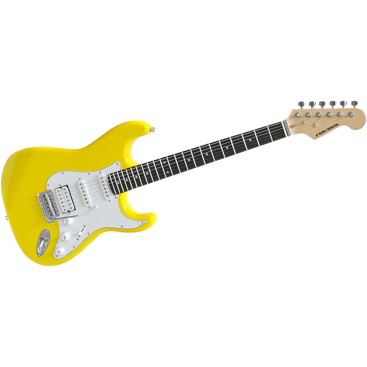 PLAYTECH Electric Guitar ST250SSH Rose Yellow