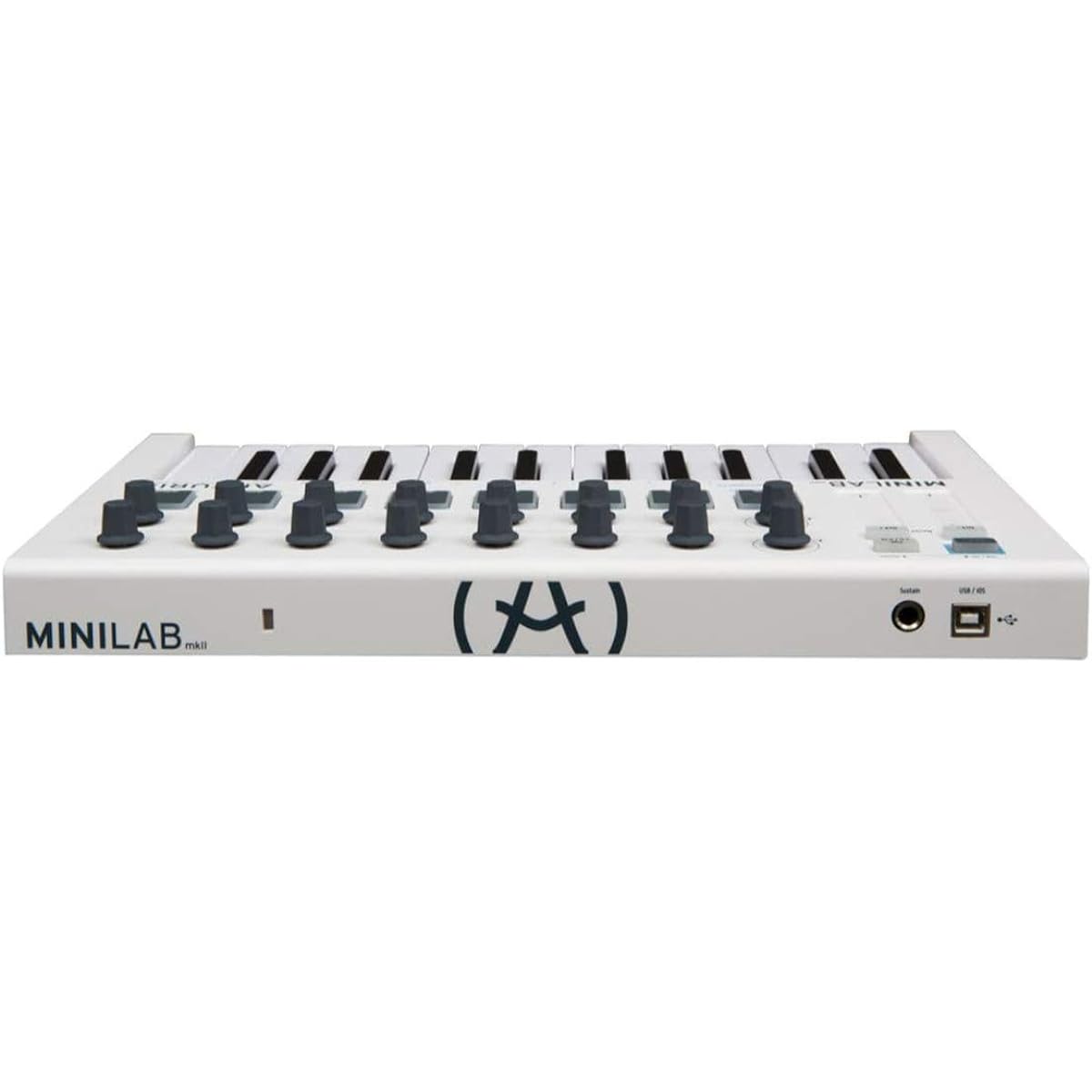 Arturia MiniLab MkII 25 Slim Key Controller Bundle 3.0 with 4-Port USB Hub (2 Items)