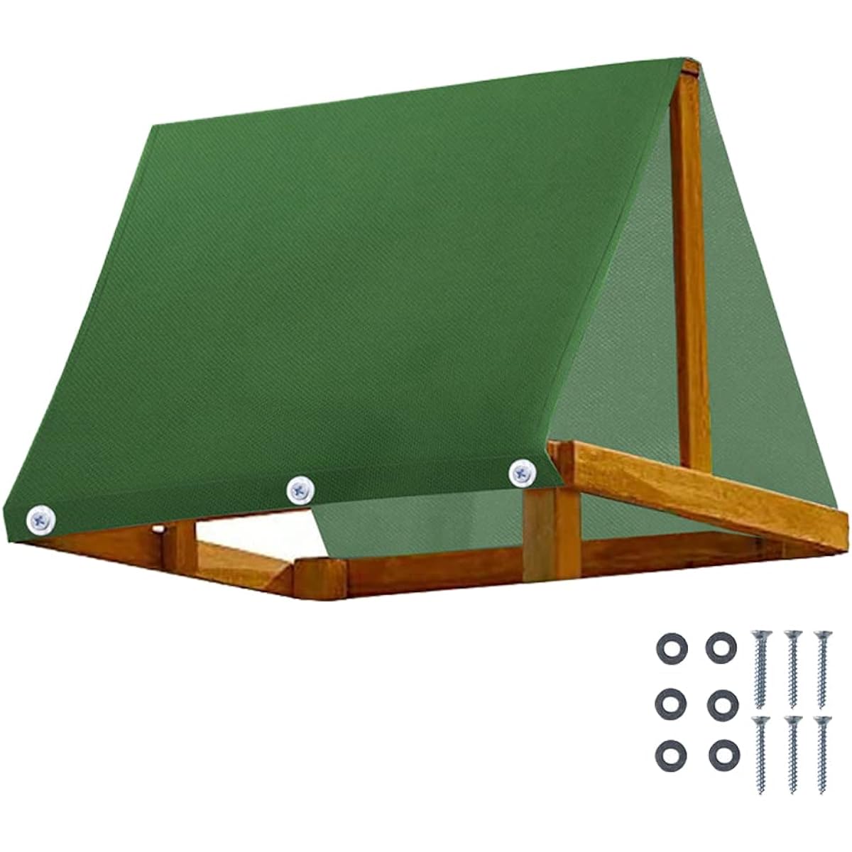 Gicov Swing Set Replacement Tarp Kids Playground Roof Canopy Waterproof Outdoor Replacement Sun Shade Cover Backyard Playset Canopy Replacement Trap