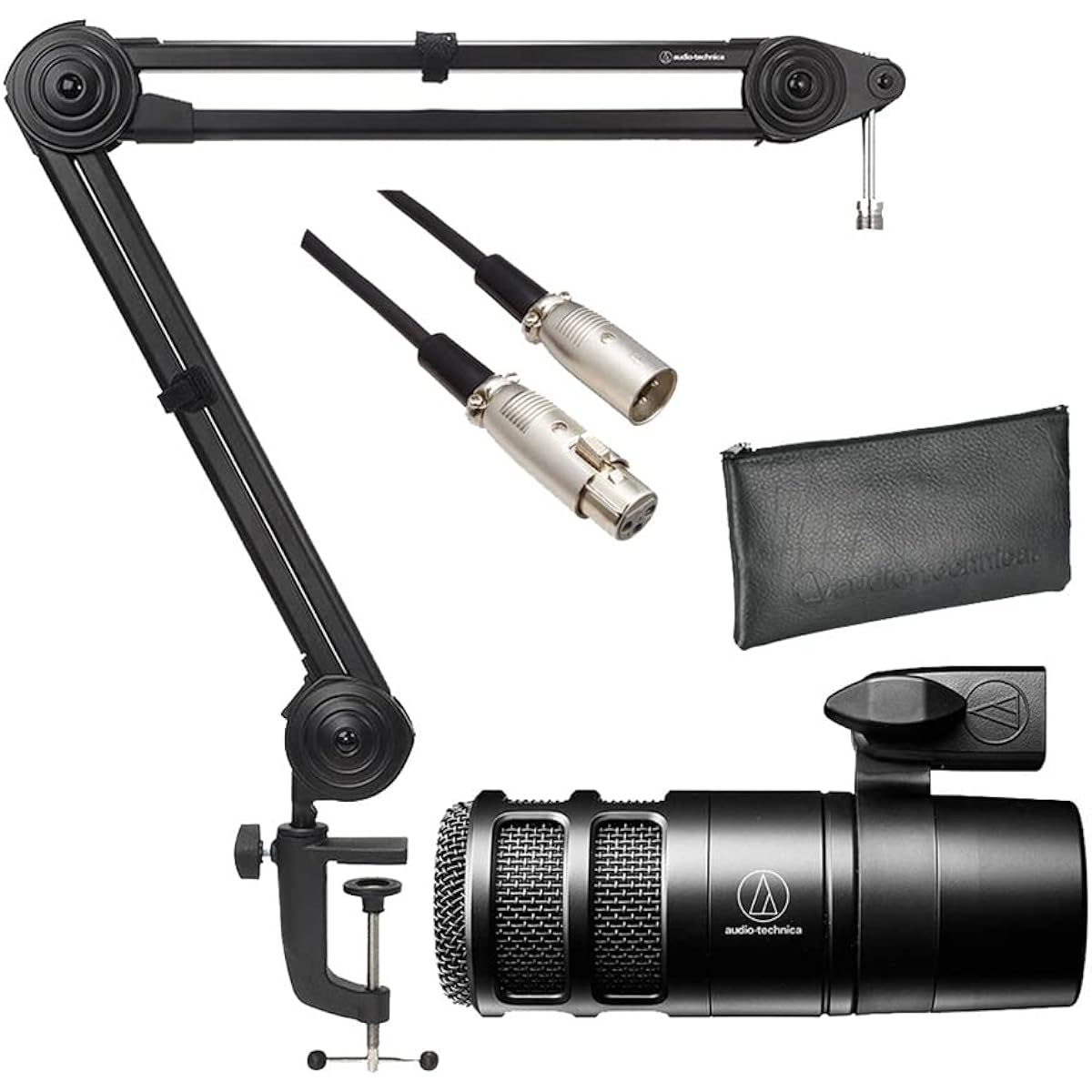 AT2040 Dynamic Microphone Arm Stand Genuine Set -3m Genuine Microphone Cable, AT8700J Arm Stand-