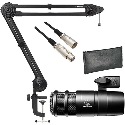 AT2040 Dynamic Microphone Arm Stand Genuine Set -3m Genuine Microphone Cable, AT8700J Arm Stand-