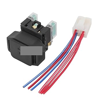 Motorcycle Starter Relay Motorcycle Starter Relay Solenoid for Yamaha Grizzly 660 YFM660 2002-2008 Raptor 350 YFM350 2006-2009 Grizzly 350 YFM350