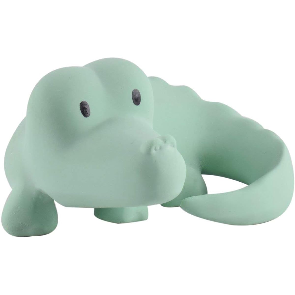 Tikiri My First Safari Crocodile Natural Rubber Rattle (Green)